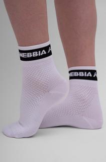 NEBBIA “HI-TECH” Crew Zokni 129 - white (39-42) - NEBBIA