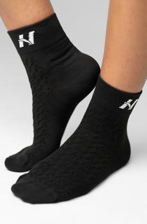 NEBBIA “HI-TECH” N-pattern Crew Zokni 130 - black (39-42) - NEBBIA