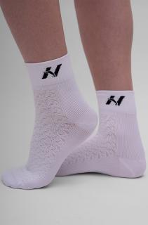 NEBBIA “HI-TECH” N-pattern Crew Zokni 130 - white (39-42) - NEBBIA