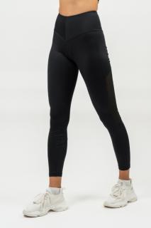 Nebbia High Waisted Mesh Leggings PERFORMANCE 480 - black (XS) - NEBBIA