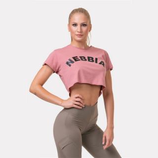 Nebbia Laza Fit &amp; Sporty crop top 583 - Old Rose (XS) - NEBBIA