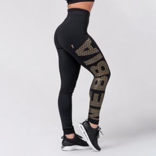 Nebbia Leggings Intense Gold print 827 (S) - NEBBIA