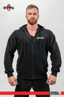 Nebbia Long Zip Up Hoodie BEYOND ORDINARY 707 - black (XL) - NEBBIA