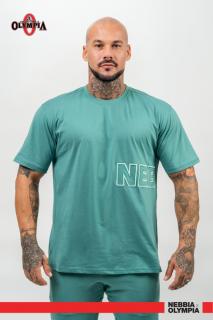Nebbia Loose T-shirt DEDICATION 709 - green (XL) - NEBBIA