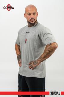 Nebbia Loose T-shirt LEGENDARY 712 - light grey (XL) - NEBBIA