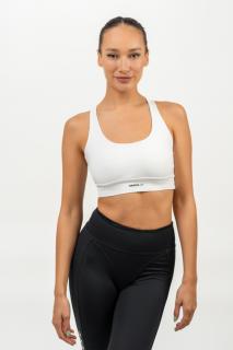 Nebbia Medium-Support Racerback Sportmelltartó AGILE 471 - white (S) - NEBBIA