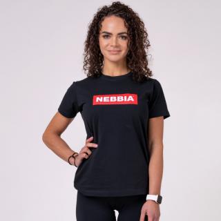 NEBBIA Női póló 592 - Fekete (XS) - NEBBIA