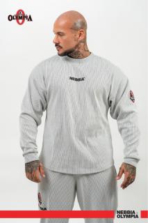Nebbia Oversized Crew neck Sweatshirt SIGNATURE 703 - light grey (L) - NEBBIA