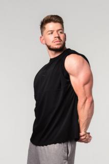 Nebbia Oversized Heavyweight Cotton T-shirt NO SHORTCUTS 354 - black (XL) - NEBBIA