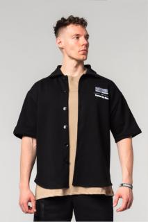 Nebbia Oversized Shirt 90s THROWBACK 350 - black (M) - NEBBIA