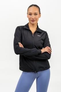 Nebbia Shiny Zip Up Workout Jacket SLEEK 481 - black (L) - NEBBIA