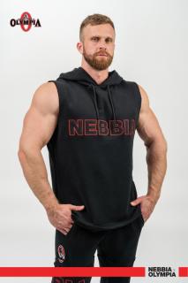 Nebbia Sleeveless Hoodie Sweatshirt IRON BEAST 710 - black (XXL) - NEBBIA