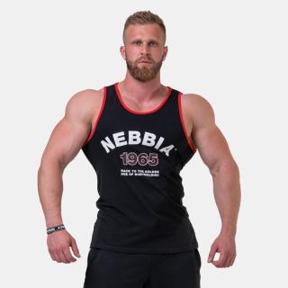 Nebbia Ujjatlan póló Old School Muscle 193 - Fekete (M) - NEBBIA