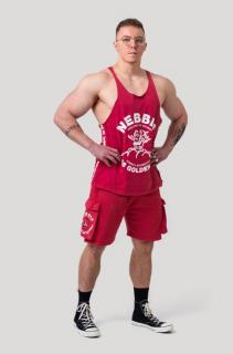 Nebbia Washed Muscle Back Stringer GOLDEN AGE 791 - red (XL) - NEBBIA