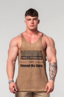 Nebbia Washed-off Oversized Stringer MAX OUT 359 - light brown (L) - NEBBIA