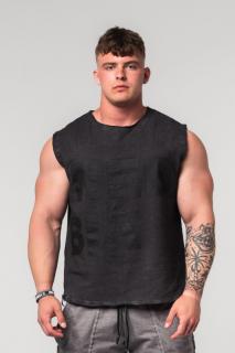 Nebbia Washed-off Tank Top BEASTIN´ 361 - black (XL) - NEBBIA
