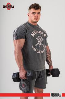 Nebbia Washed Oversized T-Shirt GOLDEN AGE 790 - black (L) - NEBBIA