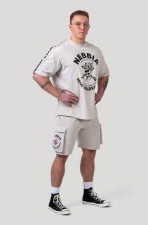 Nebbia Washed Oversized T-Shirt GOLDEN AGE 790 - light grey (XL) - NEBBIA