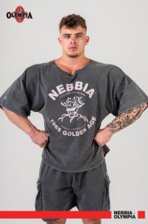 Nebbia Washed Rag Top GOLDEN AGE 788 - black (XL) - NEBBIA