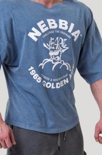 Nebbia Washed Rag Top GOLDEN AGE 788 - blue (XL) - NEBBIA