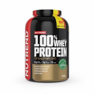 Nutrend 100% WHEY PROTEIN - 2250 g (banán + eper) - Nutrend