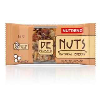 Nutrend DENUTS - 35 g (pörkölt mandula + dió) - Nutrend