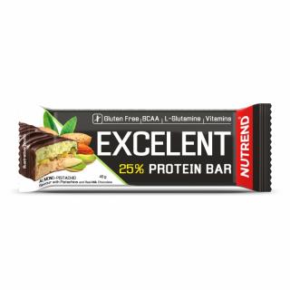 Nutrend EXCELENT DOUBLE BAR - 40 g (mandula + pisztácia pisztáciával) - Nutrend