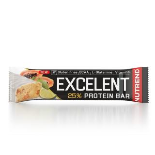 Nutrend EXCELENT PROTEIN BAR - 85 g (lime papayával) - Nutrend
