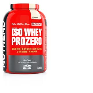 Nutrend ISO WHEY PROZERO - 2250 g (Fehér csokoládé) - Nutrend