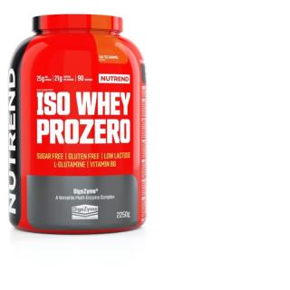 Nutrend ISO WHEY PROZERO - 2250 g (Sós karamell) - Nutrend