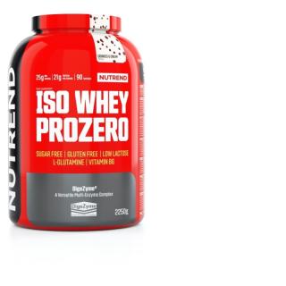 Nutrend ISO WHEY PROZERO - 2250 g (sütikrém) - Nutrend