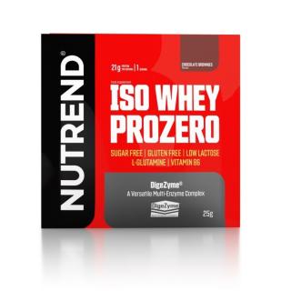 Nutrend ISO WHEY PROZERO - 25 g (csokis brownie) - Nutrend