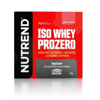 Nutrend ISO WHEY PROZERO - 25 g (epres sajttorta) - Nutrend