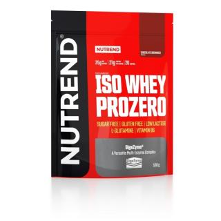 Nutrend ISO WHEY PROZERO - 500 g (csokis brownie) - Nutrend