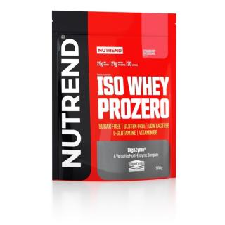 Nutrend ISO WHEY PROZERO - 500 g (epres sajttorta) - Nutrend