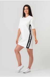 Oversized T-Shirt Dress NEBBIA CLUB 594 - cream (M/L) - NEBBIA