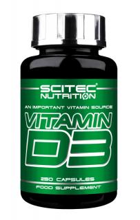 Scitec Nutrition VITAMIN D3 - 250 caps - SCITEC NUTRITION