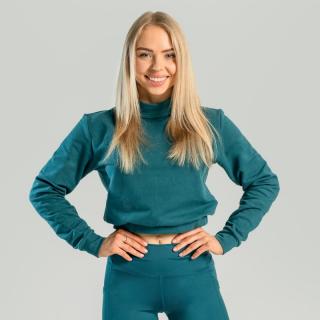 STRIX Essential High-Neck türkiz női pulóver  - deep teal (L) - STRIX