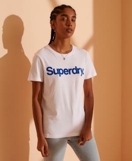 Superdry Női póló Core Logo Flock (L) - Superdry