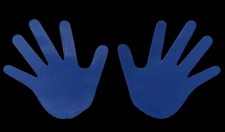 Gumi padlójelölő, kék kéz - TREMBLAY