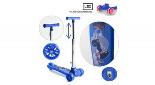 Háromkerekű roller LED kerekekkel BUMI BLUE