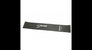 S-SPORT Mini Band Erősítő gumiszalag, fekete, extra erős