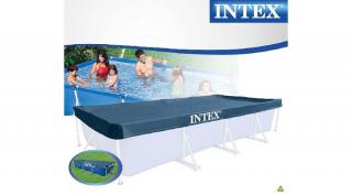 Takaró téglalap medencére INTEX 28039