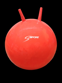 Ugráló labda, 55 cm, piros - S-SPORT