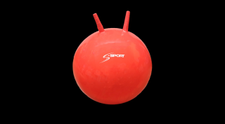 Ugráló labda, 55 cm, piros - S-SPORT