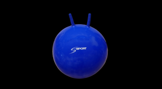 Ugráló labda, 65 cm, kék S-SPORT