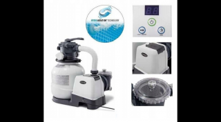Vízforgató, homokszűrős INTEX 26646 - Új Hydro Aeration Technology