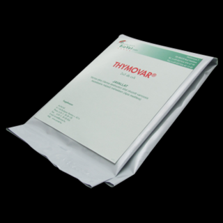 Thymovar 15g impregnált csík mézelő méhek számára A.U.V. 2x5 csík/csomag