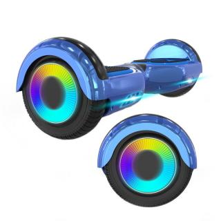 MegaMotion A03 Hoverboard - Chrome Blue + Bluetooth