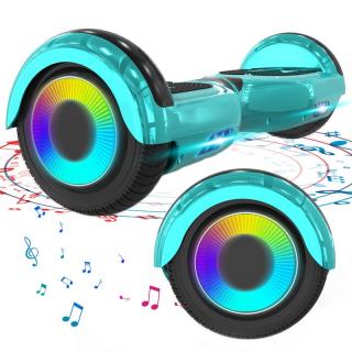 MegaMotion A03 Hoverboard - Chrome Green + Bluetooth